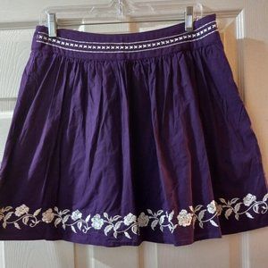 Trixxi Women Embroided Skirt Size 7